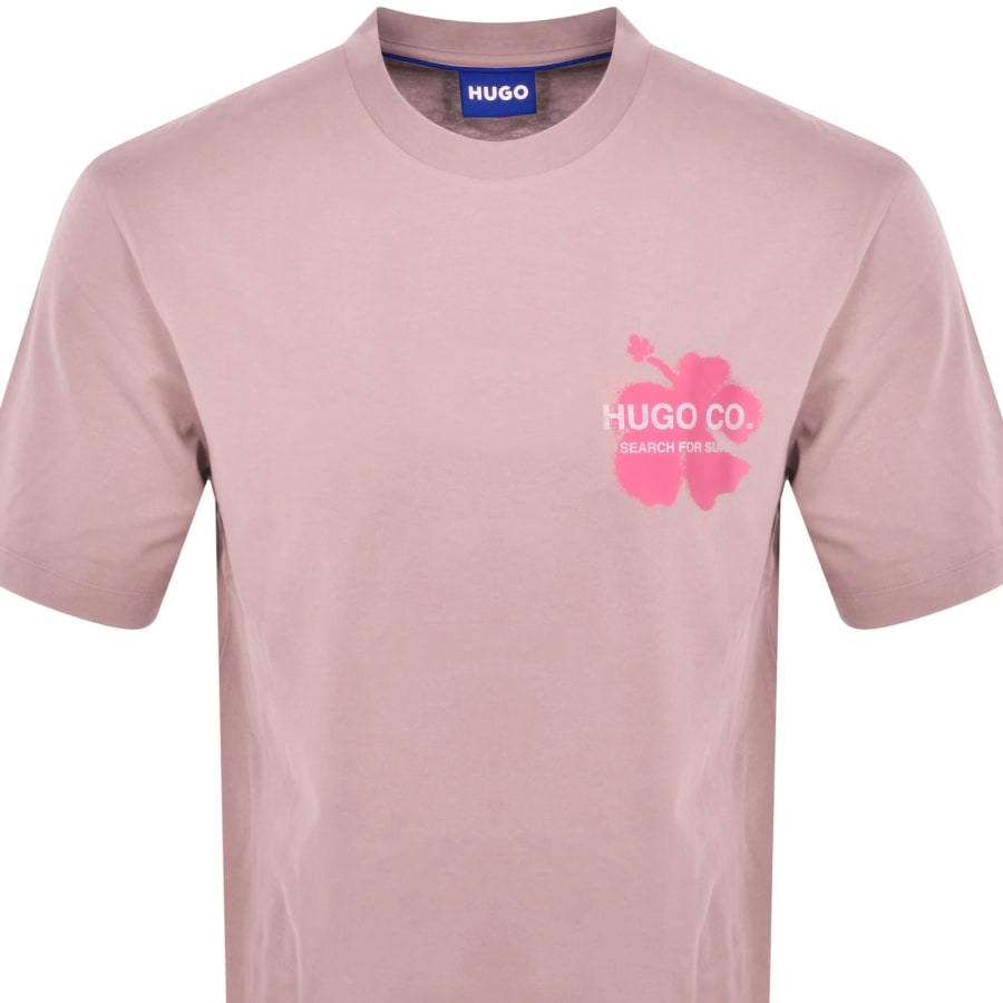 【HUGO BOSS】ブルー ノーディウォップ Tシャツ ピンク HUGO Blue Nodiwop T Shirt Pink | Mainline Menswear